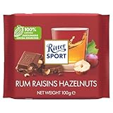 Ritter Sport Tafelschokolade Rum Trauben Nuss, 100 g