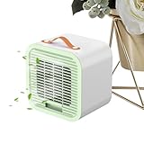 Klimagerät Ventilator - Kompakter Tischventilator Mit Eingebauter Klimaanlage | 3 Geschwindigkeitsstufen Batteriebetrieben Für Kühlung In Innenräumen Und Im Freien Für Schlafzimmer