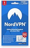 NordVPN Standard 1-Jahres-Abonnement für 6 Geräte – digitale Sicherheitssoftware für sicheres und privates Internet