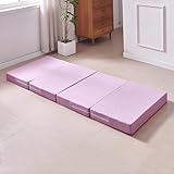 XXIUDEE Maschinenwaschbare, faltbare Tatami-Matratze, ausklappbares Sofa, Stuhl, Bett, ideal für Gäste, Camping, Reisen, Kinderübernachtungen, faltbare Matratze, einfache Lagerung (200 x 100 x 10 cm