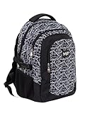 budmil ergonomischer Schulrucksack für Jungen und Mädchen 32L - für Teenager Kinder ab Klasse 5 - wasserabweisend - Rucksack mit 3 Fächer & belüftete Rückseite (Edwin Untertitelt)