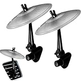 Auto Crash Becken, 2 Stück Auto Schlagzeug Lüftungsschlitz, Trommel Crash Clip, Autounfall Schlagzeugs Musikinstrumente Ornamente, Instrumente Für Armaturenbrett Fahrzeug Musik Fans Klang