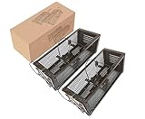 2X Lebendfalle Mausefalle, Rattenfalle, ● XXL, Profi, Garten & Haus, Tierfalle Set, ua Hasen & Hamster, Sensibilität einstellbar, Mehrfach, Lebend, Jagd, Käfig