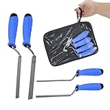 Fugenkelle | Set mit 4 Edelstahl-Mauerkellen für Mauerwerk und – Werkzeuge Mauerwerk für Putz, Renovierung, Anfänger, Anwendung Stuck