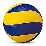QKFON Beachvolleyball, Soft-Touch-Volleyballball, Wettkampftraining, Volleyball, Outdoor, Innenbereich, Strand, Fitnessstudio, Spielball für Kinder, Jugendliche, Erwachsene, offizielles Produkt
