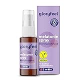 Melatonin Spray Beere - Premium: 5-fach höher dosiert* für 220 Tage + Passionsblume, Baldrian, Melisse, Lavendel, Vitamin B6 & B1 - Sleep Spray ohne Alkohol, Zuckerfrei und Vegan