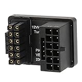Grafikkarten -Stromanschluss, 180 -Grad -Plug -and -Play -GPU -Netzteil -Board -Aluminium -Legierung Männlich an Frauen für Desktop -Grafikkarte (Black)