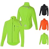 Brisk Bike Radsportjacke Atmungsaktive Ultraleichte Radsport-Laufjacke (Green, XL)
