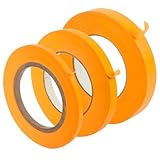 Malerkrepp Blaues Maler Klebebänder UV-Schutz Abdeckband Kantenband Für Kleine Projekte Malerband Gitarre Fineline-Abdeckband 3 * Gitarren-Griffbrett-Abdeckbänder