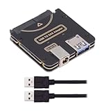 NFHK SFF-8482 SAS 29Pin auf USB3.0 5Gbps Festplatten-RAID-Adapter mit Chipsatz und Stromanschluss (benötigt 12V/3A Stromversorgung)