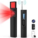 KIMTAR Wanzen Detektor RF Versteckte Kamera Finder Hidden Camera Detector Anti Aufnahme Detektoren GPS Tracker Detektor 6 Stufen Empfindlichkeit für Hotel Heim Büro