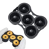 Generisch Donut Backformen Zum Backen, 5 Fächer Silikon Donut Kuchenform | Antihaft Backform Bagelbackform Für Kuchen Gebäck Muffin Küche Dessert