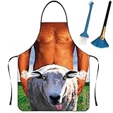 Anzhee Sexy Motiv Grillschürze - Kreative Kochschürze für Männer & Frauen - Lustiges Party Kostüm Geschenk, Stil 30, Regular Size