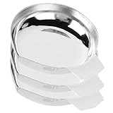 Gadpiparty 3 Stück Waagschalen Teilig Praktische Teller für Schmuck Lebensmittel Langlebiges Design für Küchen Juweliergeschäfte Mit Spitzem Ausguss zur Einfachen Handhabung