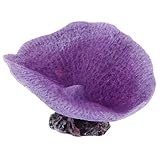POPETPOP Simulierte Korallenlandschaft Aquarium Luftpumpe Fischnetz Modelle Tank Unterwasser Dekoration Unterwasserwelt Dekoration Aquarium- Korallen für Süßwasseraquarien Harz Violet