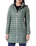 s.Oliver Lange Steppjacke mit Abnehmbarer Kapuze Khaki/Oliv 42