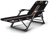 ADITAM Leichte Campingstühle Gartenliegen Klappstuhl Relaxsessel, Klappbarer Loungesessel - Büroschlaf Multifunktion Verstellbare Rückenlehne Tragbare Strandliege (Color : B) Double The Comfort