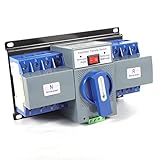 Dual Power Automatischer Transferschalter 4P 63A AC 220V Notstrom Umschalter Lastumschalter Doppeltransferschalter Leistungsschalter