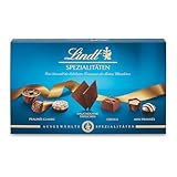 Lindt Schokolade Pralinen Spezialitäten | 125g | Pralinés-Schachtel mit 15 feinsten Pralinen | Kreationen in 12 köstlichen Sorten mit und ohne Alkohol | Pralinengeschenk | Schokoladengeschenk