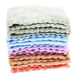 BIUDECO Coral Fleece Badetücher Für Weiche Wiederverwendbare Babyhandtücher Mischfarben Saugfähige Handtücher Für Neugeborene Und Kleinkinder
