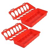 Generic Wachtelfütterer, Wachtelwasserversorgung – leicht | Tauben, Papageien, Küken und Wachteln Verwenden Sie unseren abgedeckten Wachtelfutterstation, um Ihre Wachteln vor Schmutz und