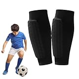 for Laimer - Schienbeinschoner, Fußball Herren & Kinder, Ultraleicht (25g), Atmungsaktiv & rutschfest, Eva Schaumstoff, Robuster Schutz, Komfortable Passform, Waschbar Shin Pads (Schwarz, S)
