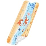 Badewannenmatten rutschfest Kinder，100% BPA frei,100x40cm，Antirutschmatte für Badewanne，Duschmatte,schimmelresistent & maschinenwaschbar,Badematte Kinder Badewanne