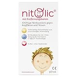 NITOLIC Läusemittel Kopfläuse, Gegen Läuse mit nur 1 Anwendung, Für Kinder ab 2 Jahren, Mit Läusekamm Entfernungskamm, Wirksame Alternative zum Läuseshampoo