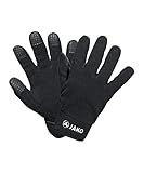 JAKO Unisex Feldspielerhandschuhe Fleece, Schwarz, 7