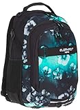 Elephant Schulrucksack HERO SIGNATURE Rucksack (Flower (Türkis Schwarz Verlauf))