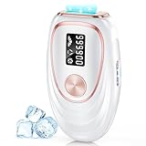 Haarlosy IPL Geräte Haarentfernung Laser mit Kühlfunktion, 5 Energiestufen 999,900 Lichtimpulse Schmerzfreie IPL Haarentfernungsgerät für Frauen Männer Gesicht, Achseln, Beine und Körper (Weiß)