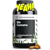 Bio Curcuma mit schwarzem Pfeffer – 240 Kapseln – 4350mg Bio-Curcuma (Kurkuma) pro Tagesdosis – mit Curcumin & Piperin – hochdosiert, vegan – in Deutschland produziert & laborgeprüft