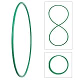 hoopomania Faltbarer Hula Hoop, HDPE-20mm, Grün, Ø105cm