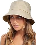 FURTALK Unisex Fischerhut Baumwolle Bucket Hat Verstellbare Sonnenhut für Damen und Herren