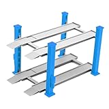 LeeQinersw Modellauto Vitrine Szenenmodell Präsentationsständer Druckgussauto Garage Als Aufbewahrungsbox Aus Harz für Schreibtischdekoration Und Geschenke, Blau