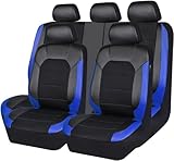 ZuDoxx Autositzbezüge Universal passend für Opel Astra Astra G Astra H Astra J Mokka Insignia Ampera Andhra Zafira Karl Combo Vectra Zafira Dacia Duster Komplettset Sitzbezüge