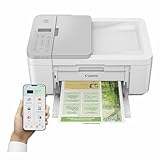 Canon PIXMA TR4756i Multifunktionsdrucker 4in1 (Tintenstrahl, Drucken, Kopieren, Scannen, Faxen, A4, WLAN, Apple AirPrint, 20 Blatt ADF, Duplexdruck, kompatibel mit Pixma Print Plan ABO) weiß