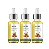 Leichtes Haaröl für trockenes Haar & Locken, Pflegendes Arganöl gegen Haarbruch & Spliss, Spendet Feuchtigkeit für weiches, glänzendes Haar, Repariert strapaziertes Haar (3pc)