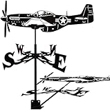 Sisdffaaa Weathercock Edelstahl-Wetterhahn für Garten, Retro-Segelboot, Kriegsschiff, Piratenschiff, Wetterfahne, kreativer Gartenpfahl, Wetterfahne (Farbe: W) (L) (t)
