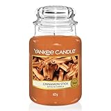 Yankee Candle Duftkerze im Glas (groß) | Cinnamon Stick | Kerze mit langer Brenndauer bis zu 150 Stunden | Perfekte Geschenke für Frauen