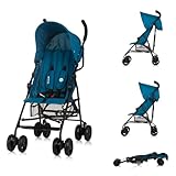 Chipolino Kinderwagen, Buggy Point 5-Punkt-Gurt, Rückenlehne verstellbar, Korb, Farbe:blau
