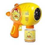Blasenmaschine Für Kinder - Gelbe Enten Seifenblasenmaschine - Outdoor Strandspielzeug Für Gartenpartys, Sommeraktivitäten Und Sensorisches Spielen