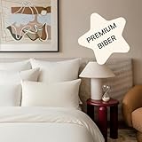 Amqua Biber Bettwäsche 155x220 Weiß – Flanell Winterbettwäsche Set aus 100% Baumwolle, 2-teilig mit Kissenbezug 80x80, warm und hautfreundlich, atmungsaktiv, pflegeleicht, Reißverschluss