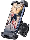 Lamicall Handyhalterung Fahrrad, Handyhalter Motorrad - 2025 Universal 360° Fahrrad Halter für iPhone 16 15 14 Pro Max Plus, SE, 13 12 Pro Max Mini, 11, Xs Max, XR, X, 8, 7, Samsung S10 S9, Smartphone