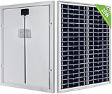 ECO-WORTHY 25 Watt 12 Volt Solarpanel IP65 Wasserdichtes Solarmodul Off Grid Batterieladung für Auto Van Boat Camping Reisen