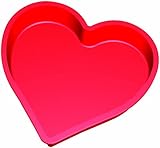 Lékué Celebrate Herzkuchenform, 1300 ml, rot, Silikon, 21 x 42 x 5 cm