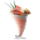 6 x Eisbecher 'FORTUNA' Profi-Eisschale 300ml Glas - Dessertschalen von Bormioli - made in Italy