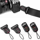 JEYORZY 4 Stück Kameragurt Adapter Kamera Schnellverschluss Kameragurt Schnalle Kamera Schnalle Kamera Nacken Schultergurt Adapter Schnellverschlussschnallen Schnelltrennclips für Kameragurte
