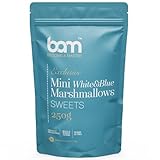 BAM Mini Marshmallows, Tortenstreusel, Ideal zum Dekorieren von Torten, 250 g (Blau und Weiß)