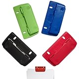 4 Stück Aktenlocher Mini, Mini Taschenlocher, Taschenlocher Flach, Locher für Ordner, Locher Klein, Locher für Schule, Büro und Zuhause